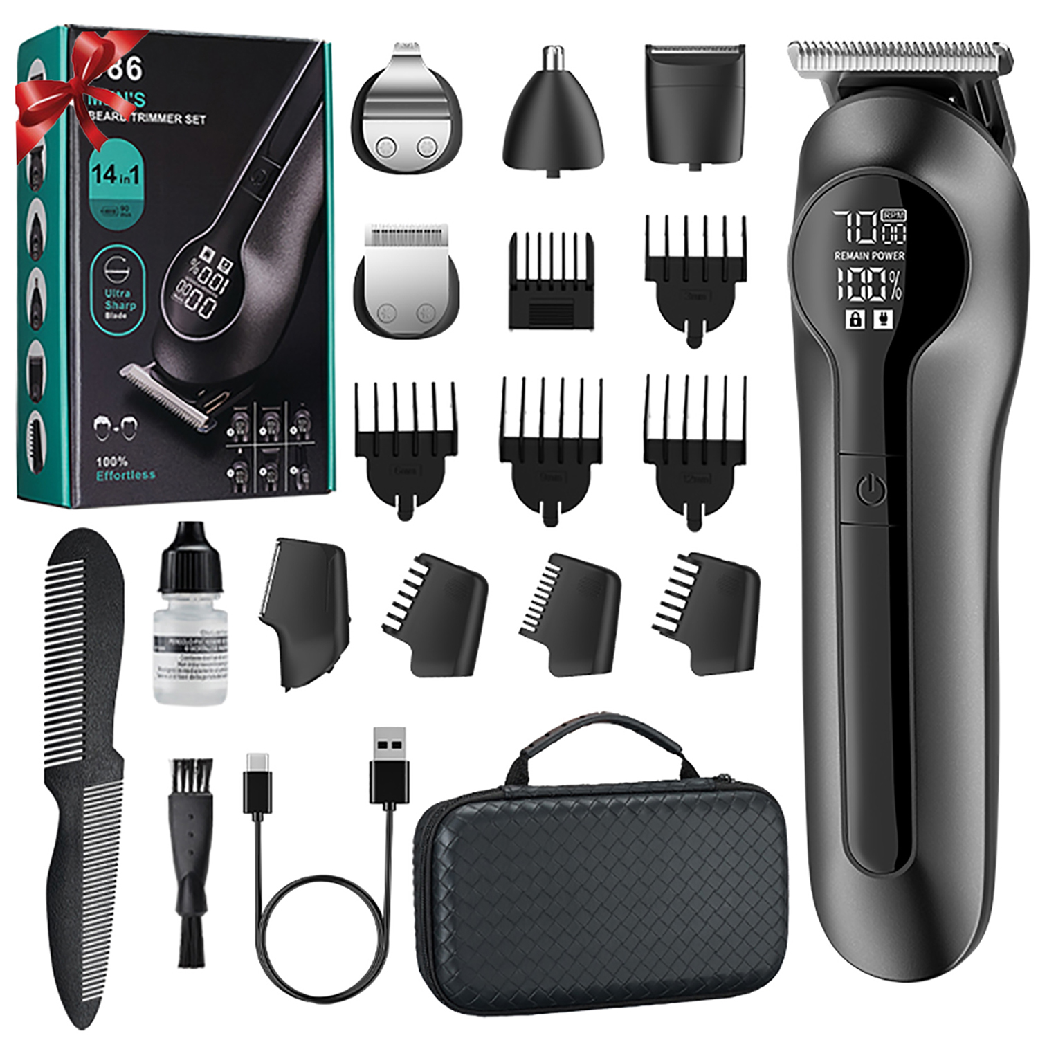 Men'S Grooming Haircut - Hair Clipper for Men, Professional Cordless