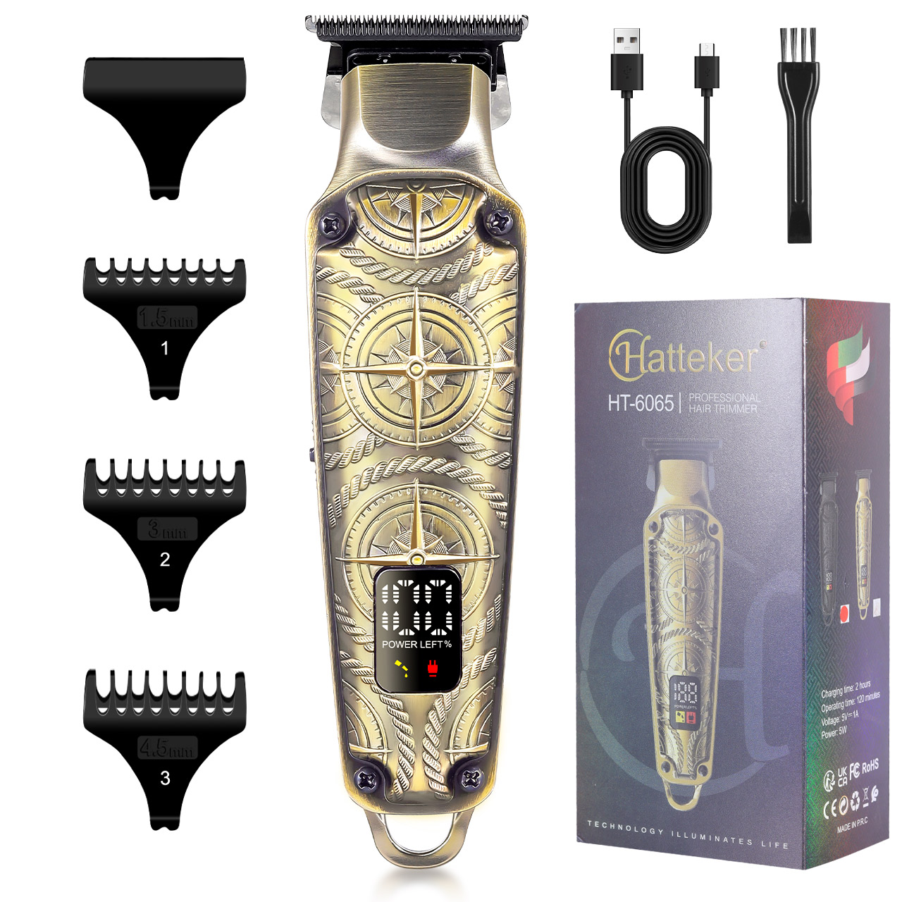Men'S Grooming Haircut - Hatteker Retro Hair Trimmer for Men