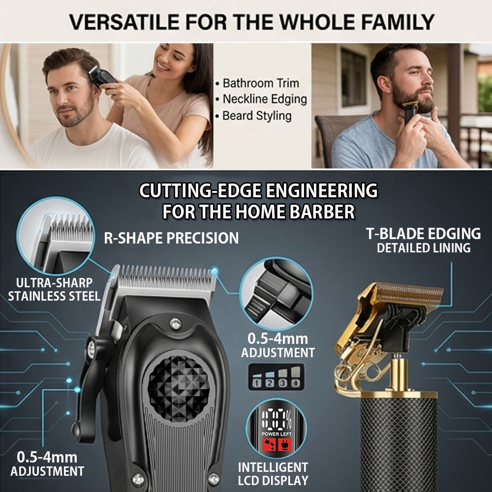 Professional Hair Clippers wit - Men'S Grooming Haircut 리뷰 및 가격