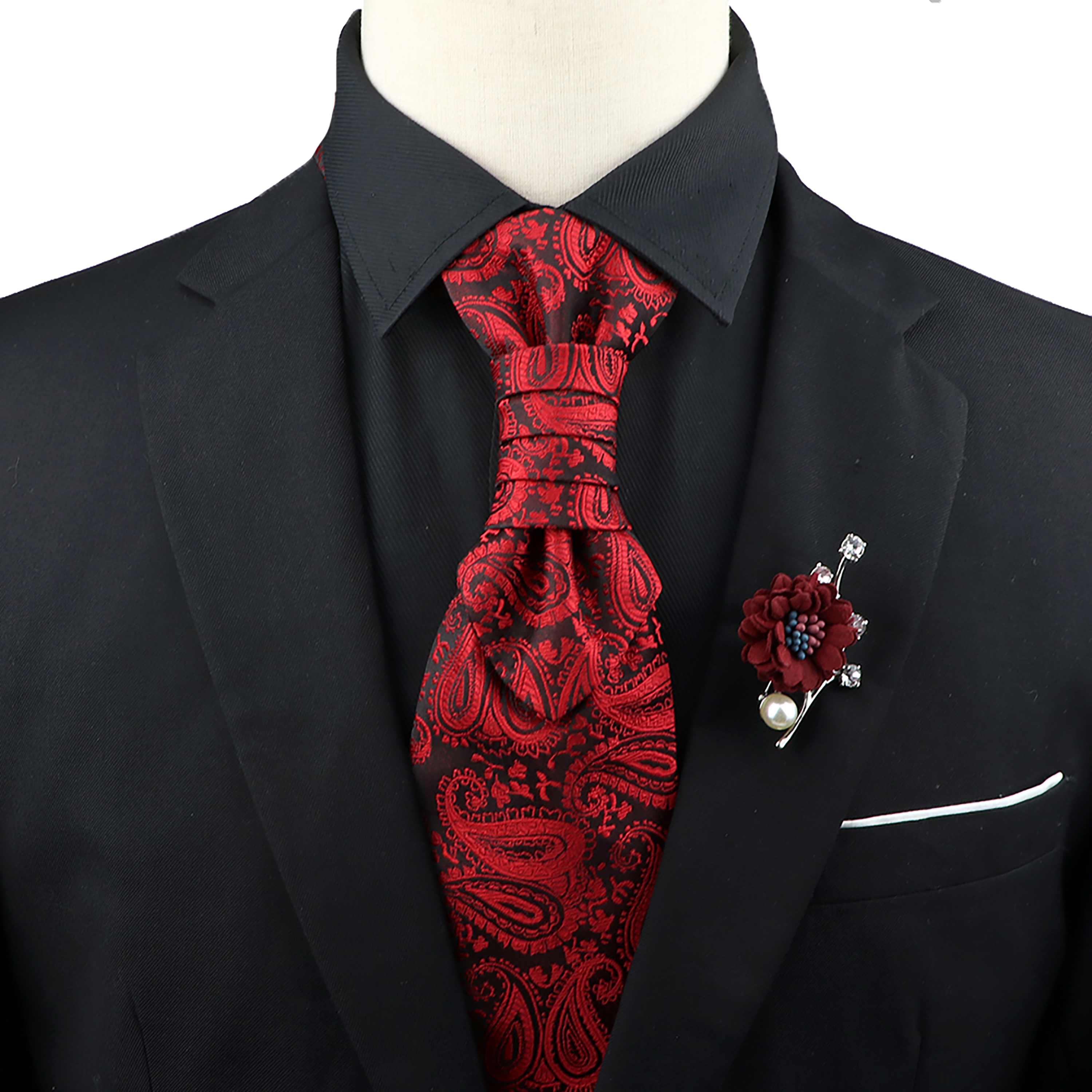 New Men's Premium Paisley Tie  - Mens Grooming Kit Luxury 리뷰 및 가격