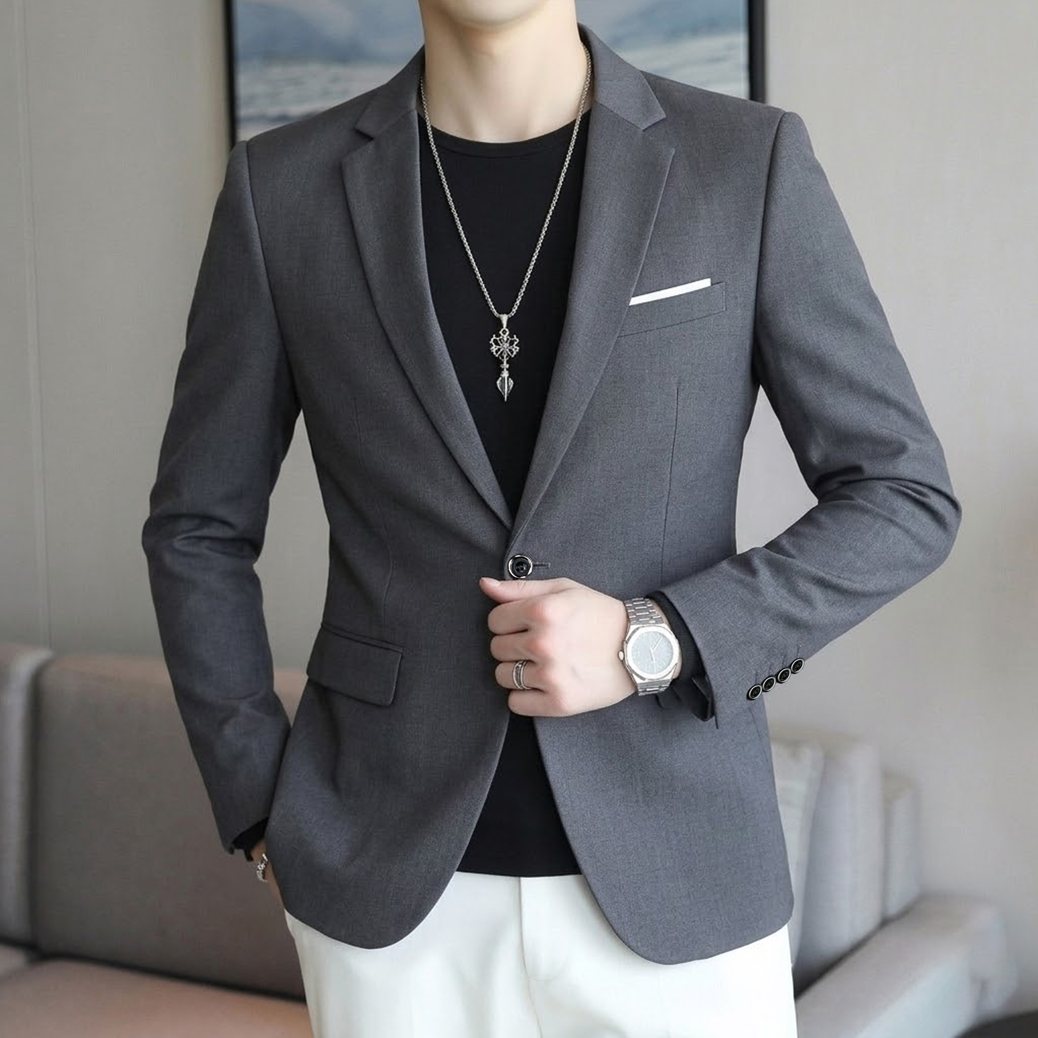 Boutique Fashion Solid Color H - Jack Men'S Grooming 리뷰 및 가격