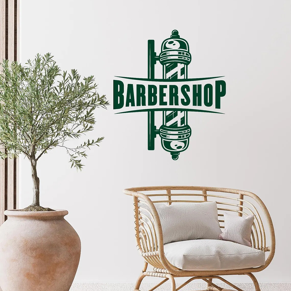 Barbershop Sign Vinyl Wall Dec - Men'S Grooming Package 리뷰 및 가격