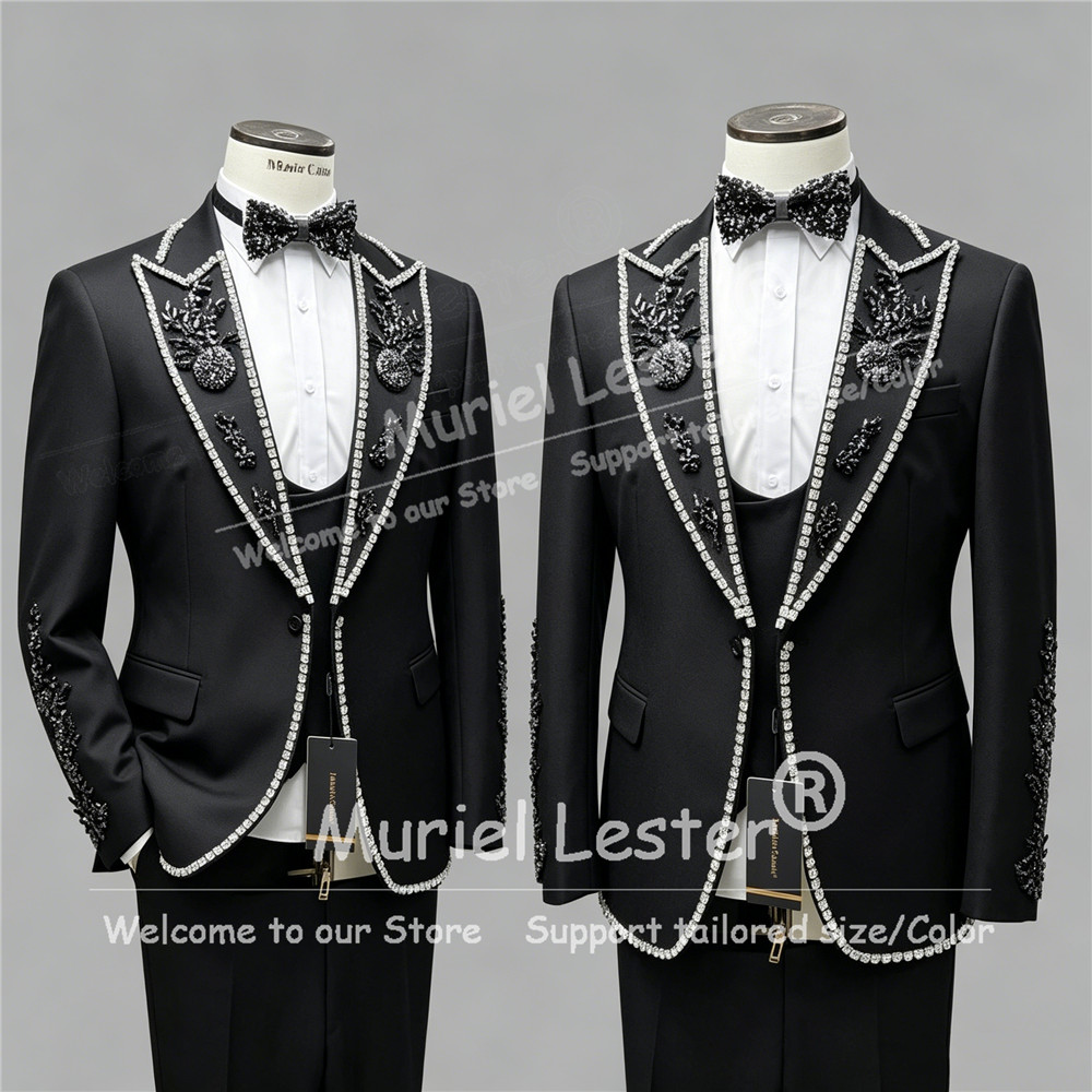 Luxury Rhinestone Beads Suits  - Mens Grooming Kit Luxury 리뷰 및 가격