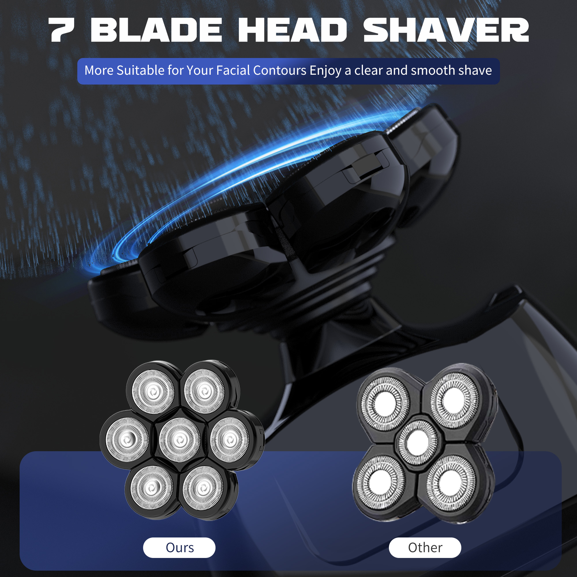 SEJOY Multifunctional 7D Head  - Men'S Grooming Blade 리뷰 및 가격