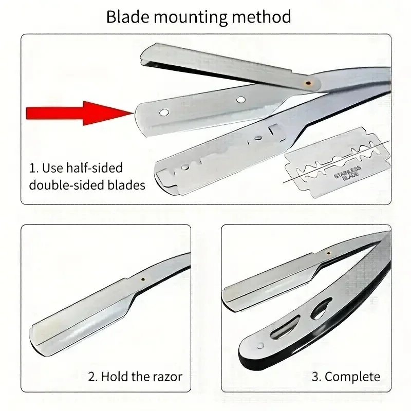 vvocci Men Shaves Blades Folda - Straight Razor Safety 리뷰 및 가격
